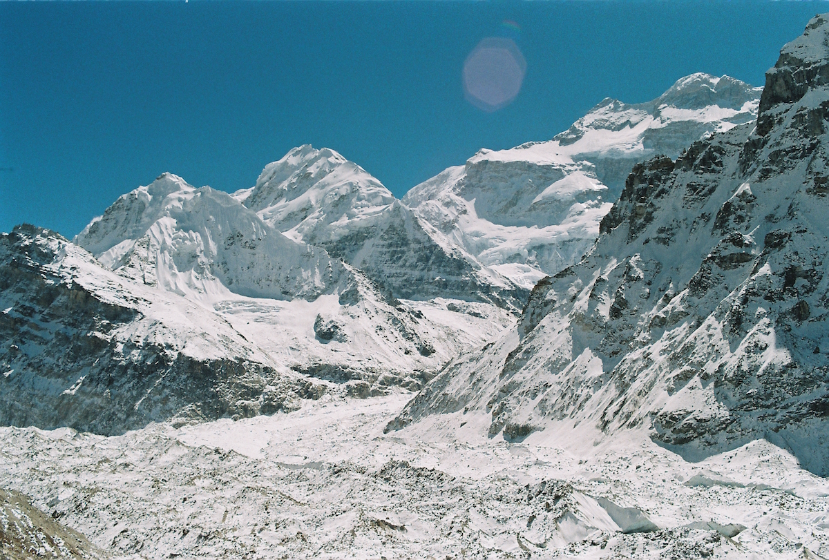 Mt. Kanchenjunga and its sister peaks